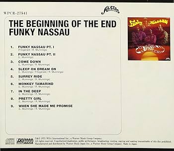 BEGINNING OF THE END - Funky Nassau - Amazon.com Music